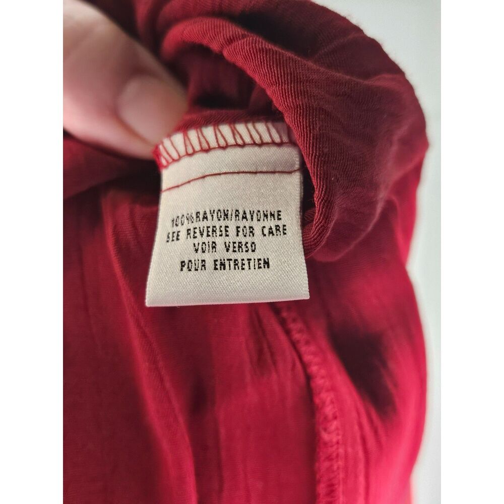 Talbots Size 14 Red Maxi Dress - Picture 4 of 5